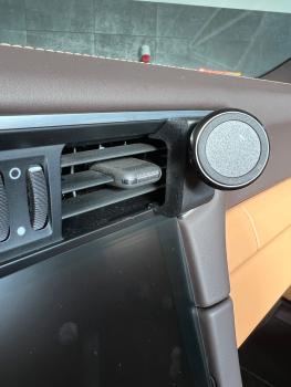 Preview: RS-Mount, fahrzeugspezifischer Handyhalter passend für Porsche 911, Typ 991.1./991/2 ab Baujahr 2011, Made in Germany